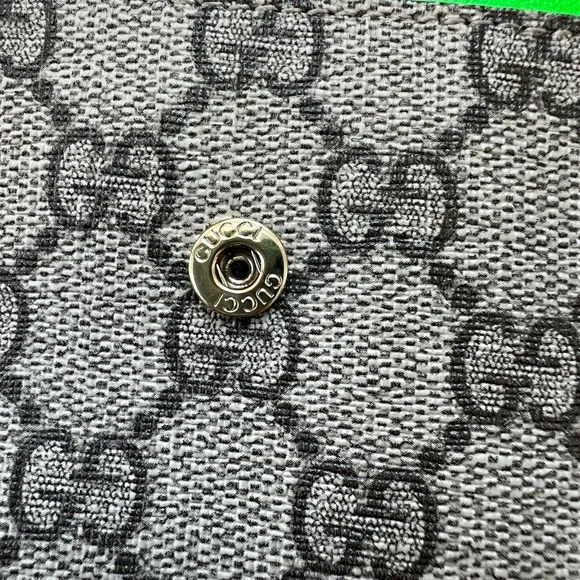 Gucci Authentic GG Canvas Green Heart Patch Long Wallet Monogram Limited Edition - Picture 9 of 12